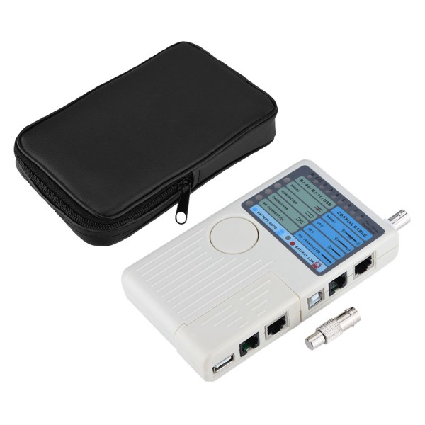 RJ45 / RJ11 / USB / BNC Nätverkstestare LAN-kabelspårare Detektor