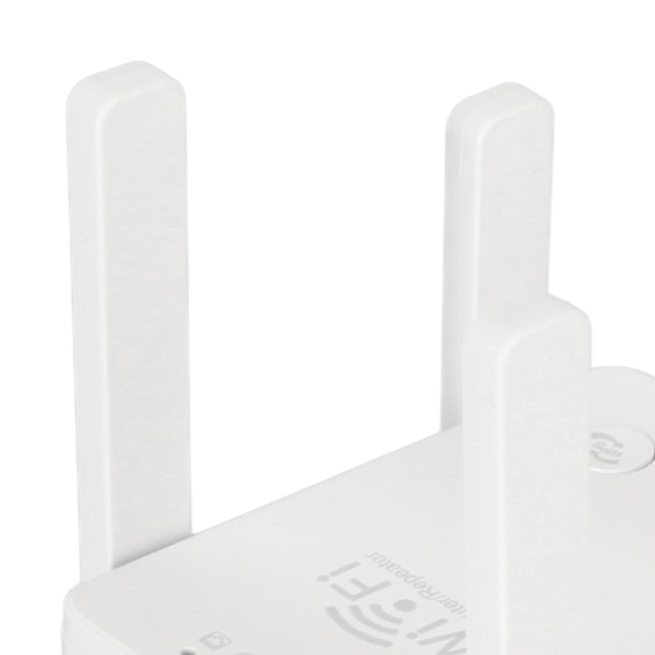 Internet Booster 4 Antenner AP Router Relætilstand Indikatorlys Auto Parring WiFi Signalforstærker til Hjemmet 100‑240V EU Stik