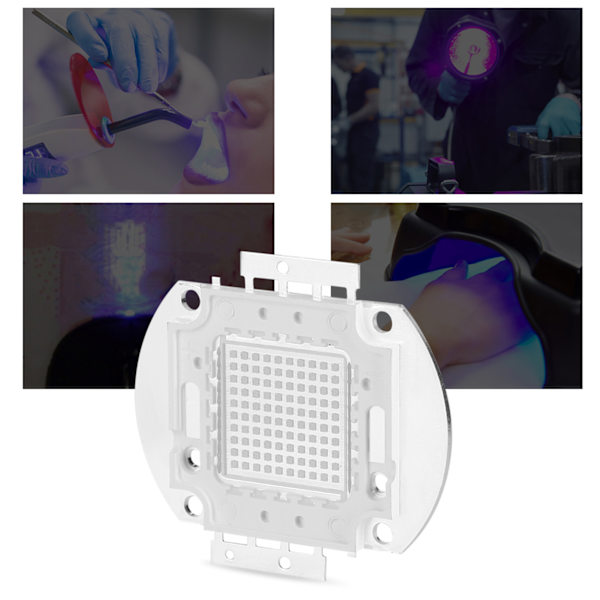 100W UV395-400Nm LED Högpresterande UV-Ultraviolettlampor