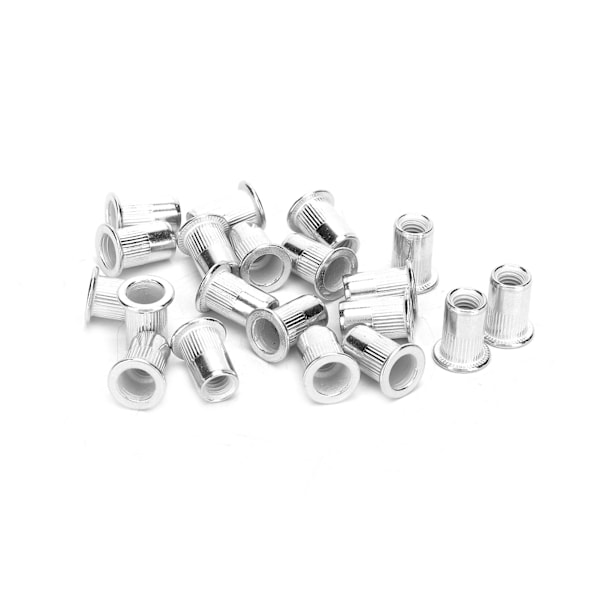 200 stk. Profesjonell Aluminium Rivmutter Gjenget Innsettingsmutter Festetilbehør M6