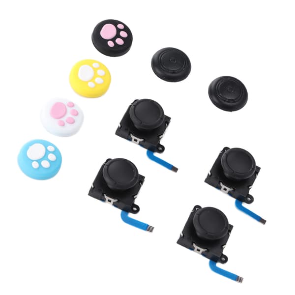 QM2107101 Joystick Erstatningssett Joystick Erstatning med Joystick Hetter for Switch for Switch Lite Joycon Konsoll