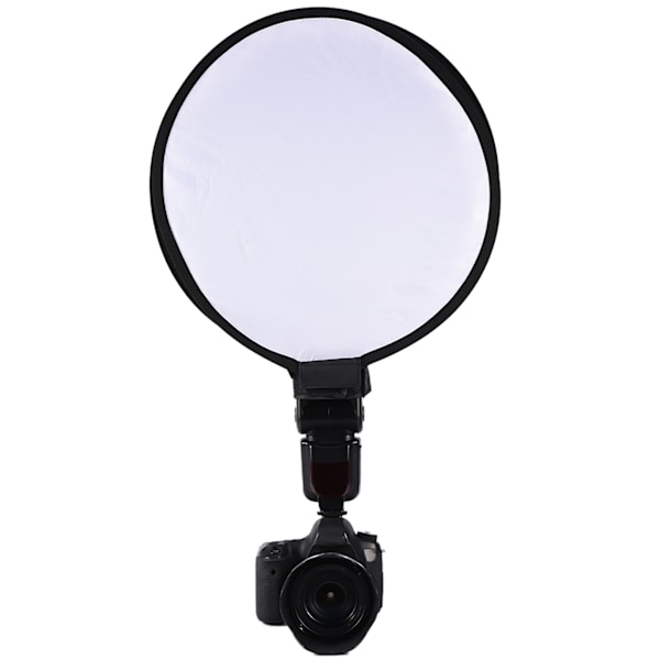 Mini Portabel Rund Beauty Dish Speedlite Blixt Diffuser Softbox (40cm)