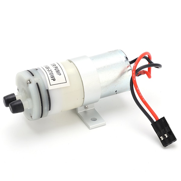 RC Vannpumpe 3‑6V 370 Vannkjølingspumpe JR Plugg med Bryter for RC Båter Motor ESC