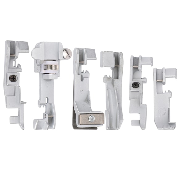 6-pack Pressarfotsats för SINGER 14U 14CG754 14SH654 Hushålls Multifunktionell Överlocksmaskin