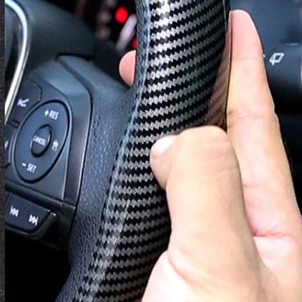 Rattmuff i kolfiber, universell, biltillbehör för interiören