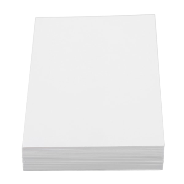 50 st Vit Kartongpapper Stöd Dubbelsidig Utskrift Snabbtorkande Blankt Vykort för DIY-kort Scrapbooking Skärning Prägling 350