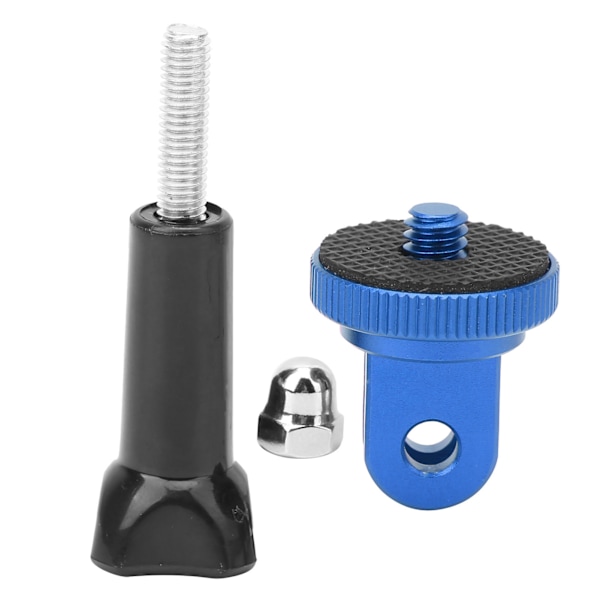 Kamerafäste Mount Adapter Aluminiumlegering Förlängningsarm Tillbehör för Insta360 ONE X/X2 Blå