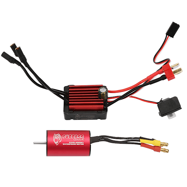 SURPASS 4000KV 2440 Motor & KS35A Vandtæt Børsteløs ESC Combo Sæt til RC Modelbil