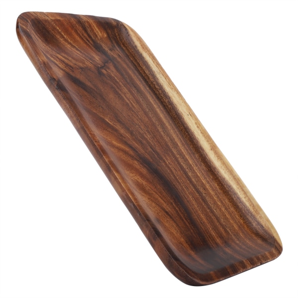 Elegant Sushibricka Snacks Sallader Efterrätter Träserveringsfat för Hem Restaurang 25*17*2cm