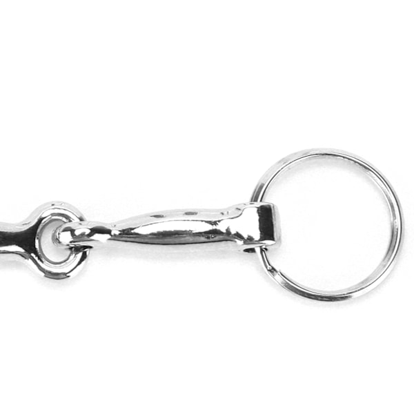 Bittel Keychain Sink Alloy Pelham Keychain Enkel Kobling Heste Bittel Nøkkelknute