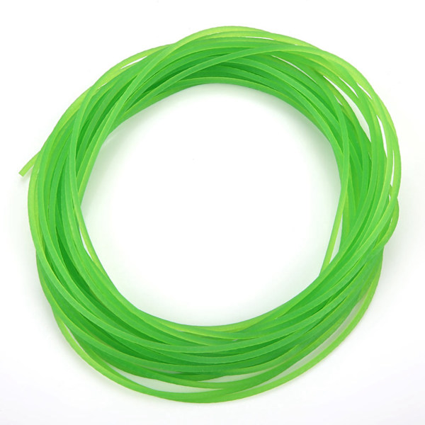 Grön Grov Yta PU Polyuretan Rund Rem för Drivöverföring (2mm*10m)
