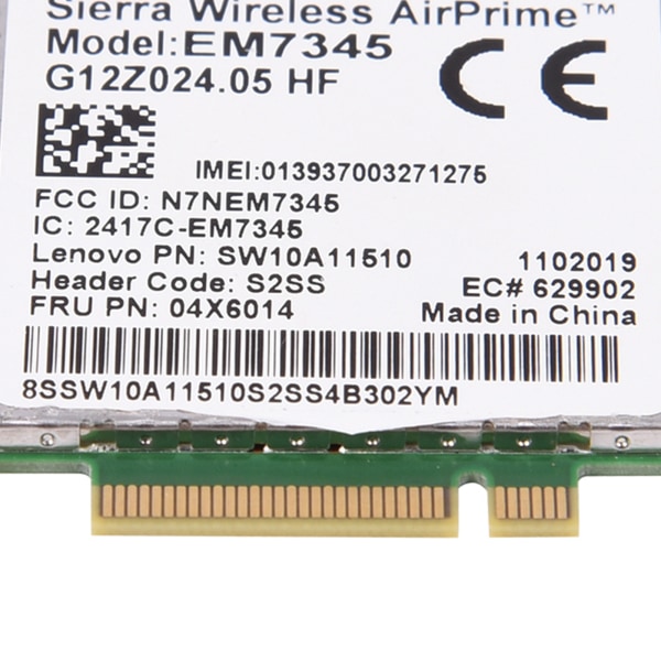 EM7345 04X6014 4G LTE WWAN-kortmodul för Thinkpad X250 X1C W550 T450 X240 T440