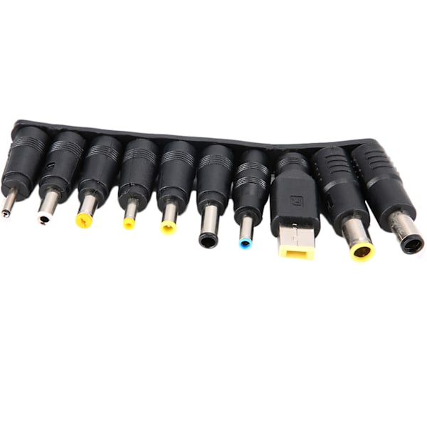10 st DC 5.5MM Universal Multifunktionell Notebook Laptop Strömförsörjning Laddare Adapterkontakt