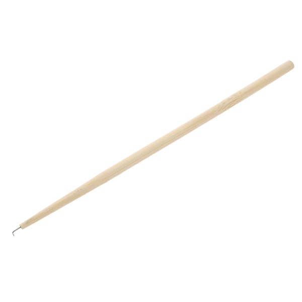 Hårvävningsnål med trähandtag för peruker, falska skägg, reparation och vävning S