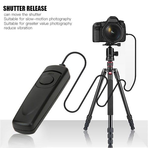 MC-DC2 SLR Fjernudløser til Nikon Z7 Z6 D7500 D7200 D7100 D90 Kamera