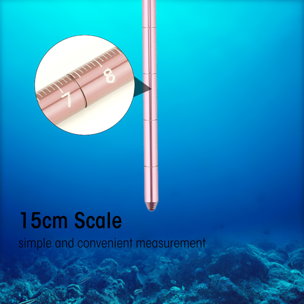 KEEP DIVING Dykning Støj Maker Stick Stang Pointer med Faldskærmsline (Pink)