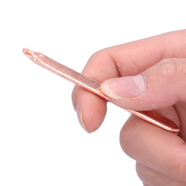 2 STK 80MM Termisk Ledende Messingrør DIY Laptop Notebook CPU GPU Kjøleribbe Flat Varmerør