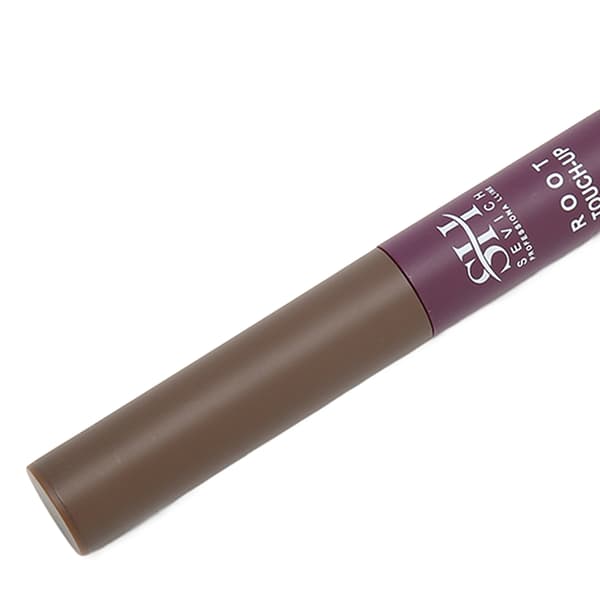 Hårlinjepudderstift Root Concealer Engangs Dobbeltsidet Grå Hårfarve Pen Medium Mørkebrun 6g