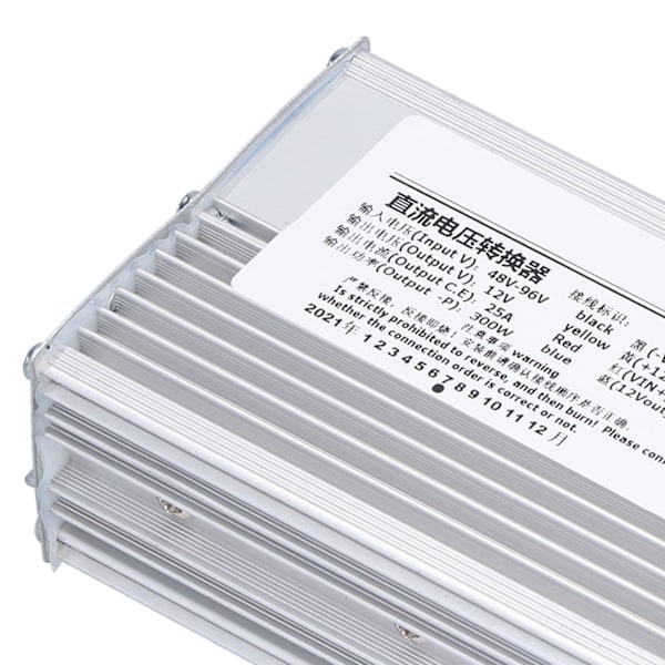 48V‑96V til 12V DC Spenningsomformer Stabil Vanntett Effektiv Strømforsyning Transformator