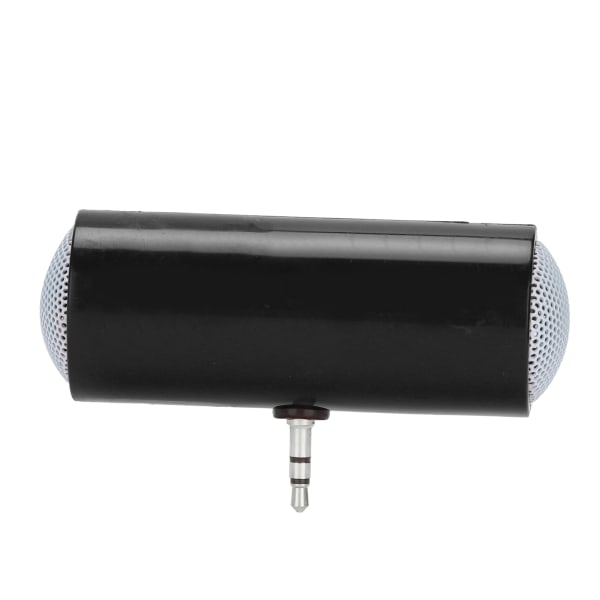 3,5 mm jack stereo minihögtalare Bärbar trådlös högtalare för mobiltelefoner och surfplattor Svart
