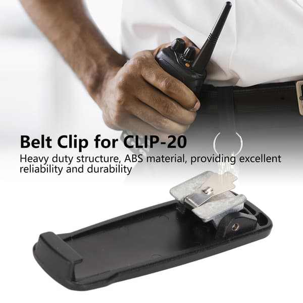 Til Motorola Bælteklips 2-vejs radiobælteklips til CLIP‑20 VX‑261 VX‑264 EVX‑261 VX‑451
