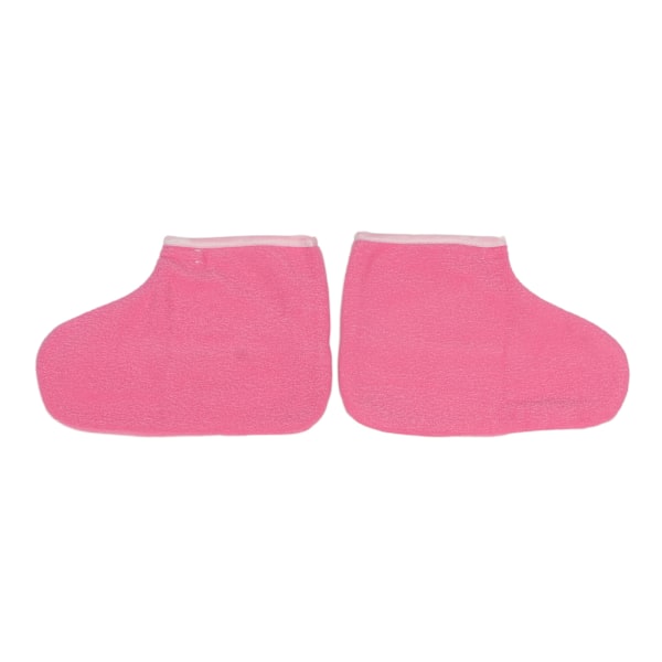 Vax Hand Fot Liners Paraffin Rosa Flanell Håll Värmen Engångshandskar Vax Vantar Fot Set