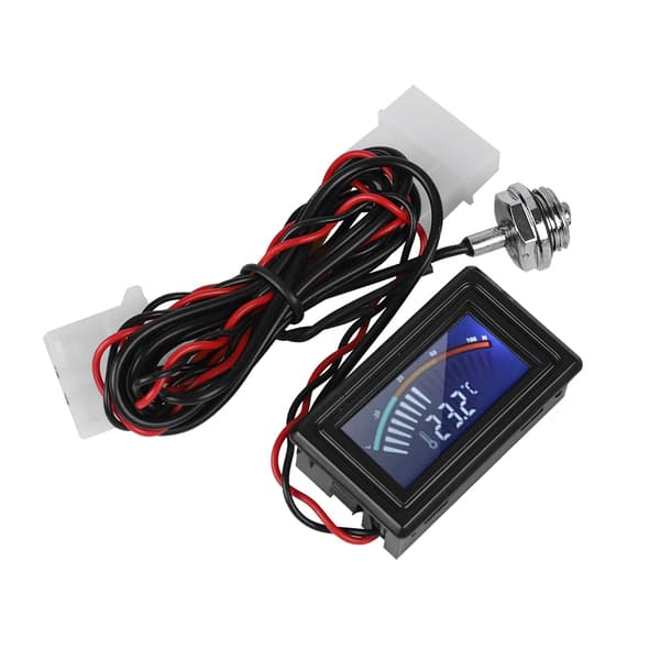 PC Vannkjølingssystem Pointer Display Termometer Temperaturmåler