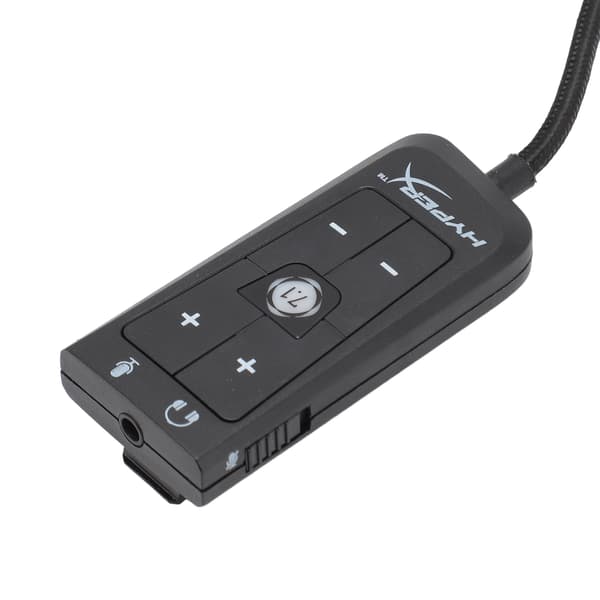USB til 3,5 mm Jack Audio Lydkortadapter med Hovedtelefon- og Mikrofonstik til Kingston HyperX Cloud II