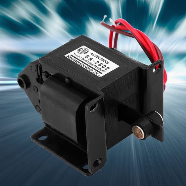 SA-2602 AC Push Pull Elektromagnet Solenoid Elektromagnet 220VAC 19.6N 15mm Slaglængde