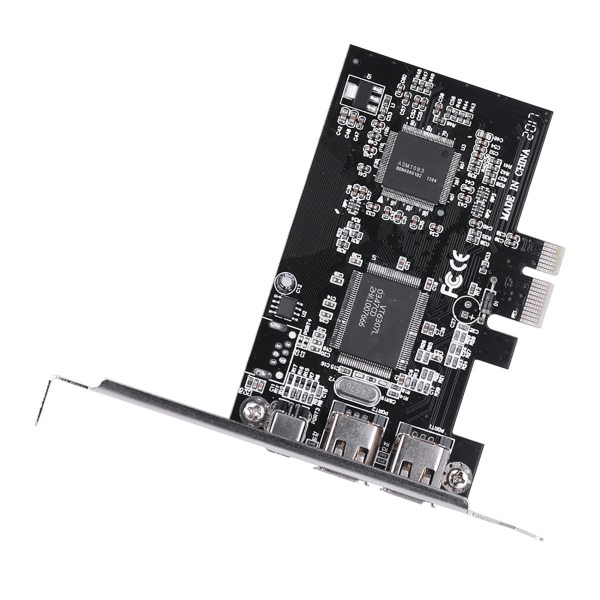 PCI-E PCI Express FireWire 1394a IEEE 1394 styrkort med Firewire-kabel