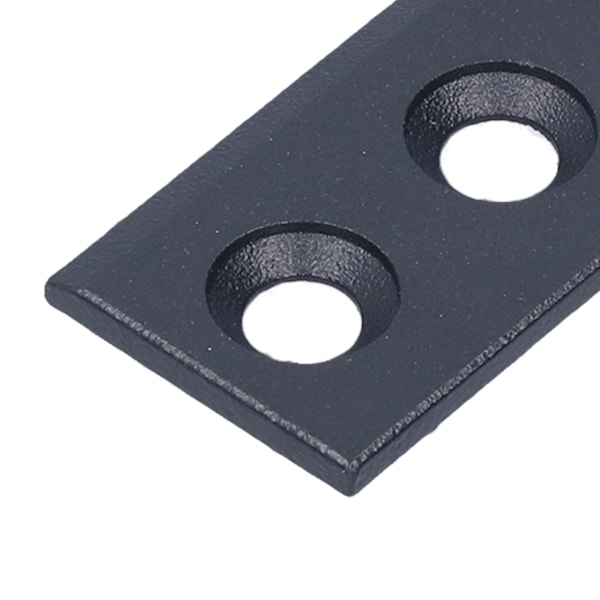 Dörrspåranslutningsbeslagssats i kolstål för skjutdörrar 8x2,7 cm