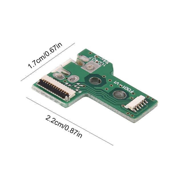 Erstatning USB-ladeport Socket Board for Sony Playstation 4 PS4 spillkontroller
