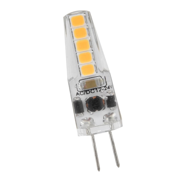 10st G4 LED-lampor 2W Bi Pin Base Dimbara lampor för ljuskrona Taklampa Bordslampa Varm vit 3000K AC 12‑24V