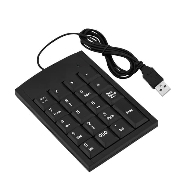 Bærbart Mini USB Numerisk Tastatur for Bærbar PC