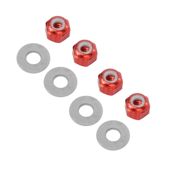 Hjul Hex Låsmutter Passar wltoys 1/14 144001 RC Bil Uppgradering Tillbehör Röd A949-49R
