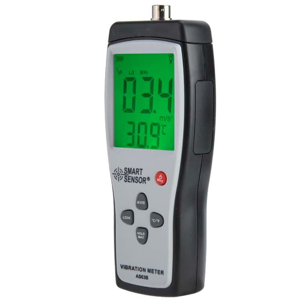 LCD Vibrationsmätare Vibrometer Mätare Analysator Vibrationstestare AS63B