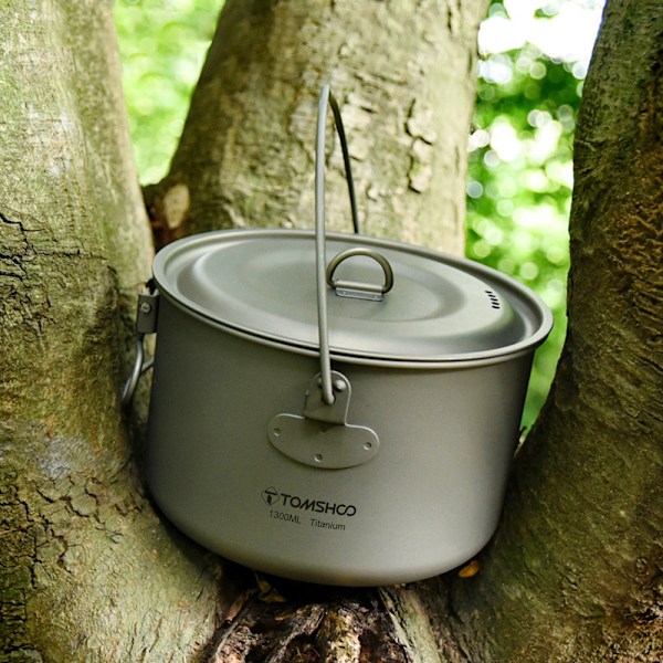 Ren Titanium Camping Bærbar Hængegryde Udendørs Hængegryde