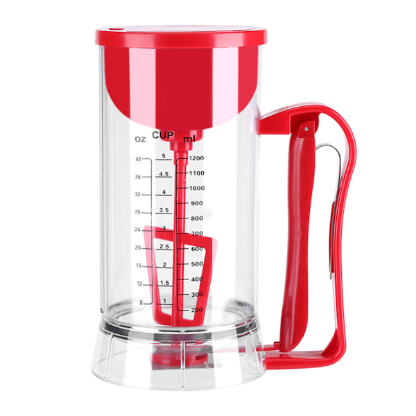 Ledningsfri Elektrisk Batteridrevet Mixer Dispenser Pandekage Cupcake Vaffel Dej Maker Maskine