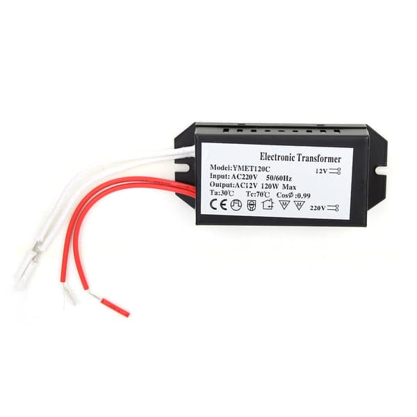 220V til 12V Elektronisk Transformator Spenningsomformer Smart Strømforsyningsdriver (120W)