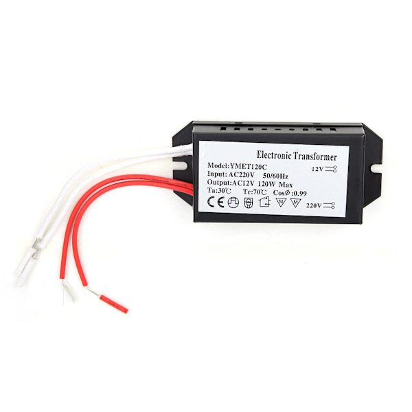 220V till 12V Elektronisk Transformator Spänningsomvandlare Smart Strömförsörjningsdrivrutin (120W)