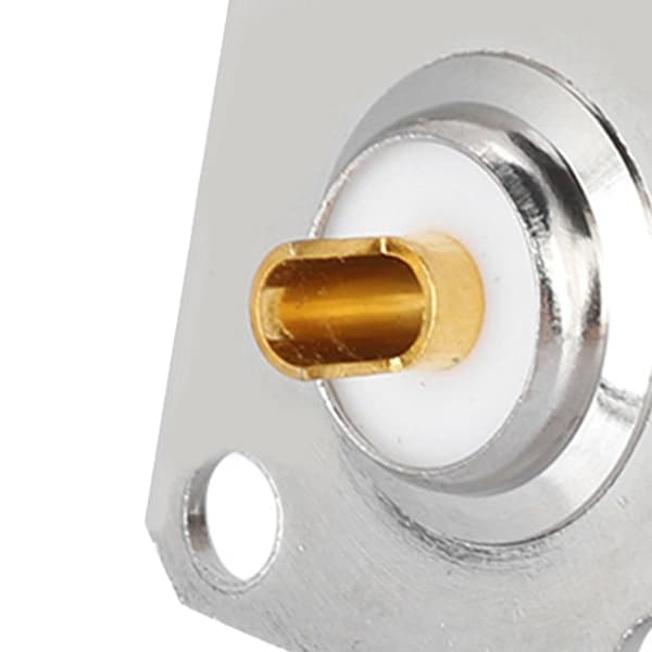 2 stk. UHF Hunn SO239 4-hulls Sokkel Panel Chassis RF Koaksial Adapter Kobling