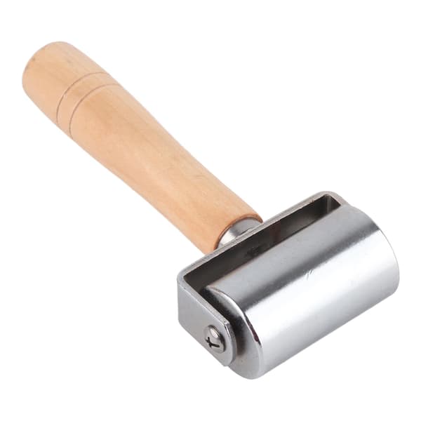 DIY Læder Håndarbejde Glatter 35mm Læderrulle Værktøj Læderhåndværk Kantpresser (Medium)