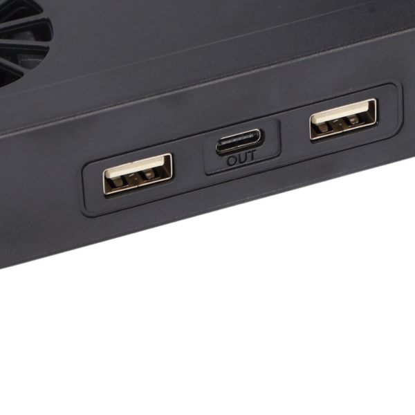 För Xbox Series X-konsolkylstativ Multifunktionell kylfläktbas med batteriadapter för headsetfäste