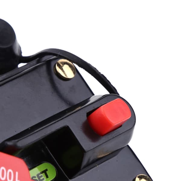 DC12V Afbryder Strømafbryder til Bil Marine Båd Cykel Stereo Audio Reset Sikring (100A)