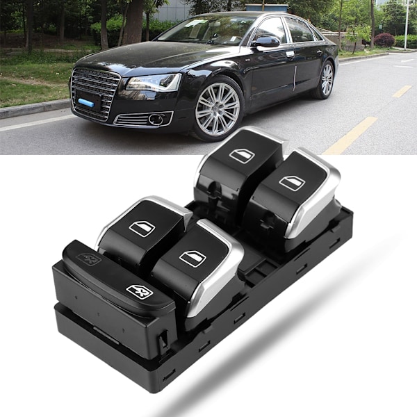 Fönsterhissbrytare, 8KD 959 851A/8K0 959 851F Bilfönsterbrytare för Audi