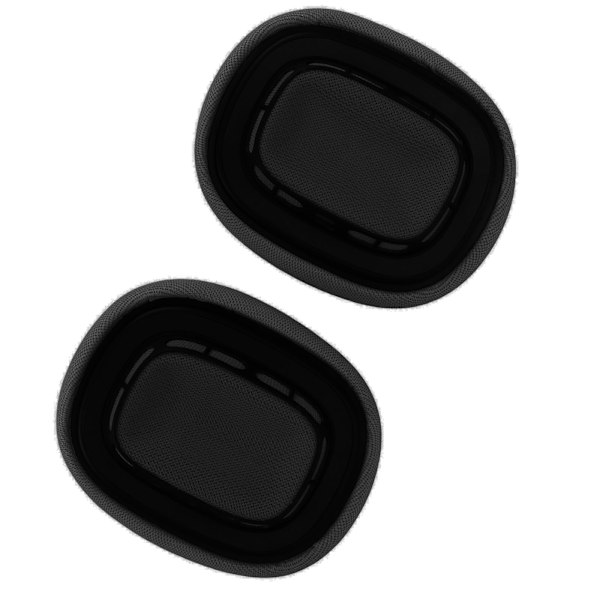Ersättningskuddar för hörlurar, mjukt minnesskum, proteinläder, öronkuddar, öronmuffar för Airpod MAX-hörlurar, svart