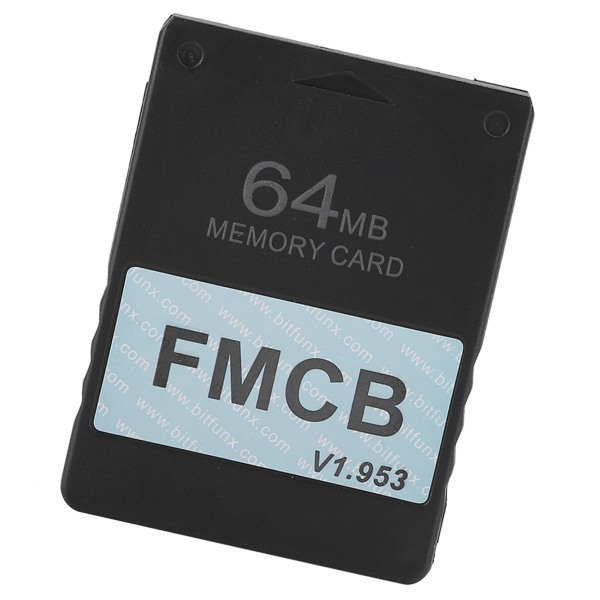 8M/16M/32M/64M gratis MCboot FMCB Memory Card Game Data Saver för PS2 Console64M