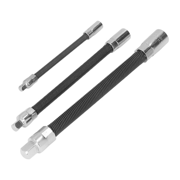3 stk. Fleksibel Forlengelsesstang Fjærstål Elektrisk Drill Forlengelse Magnetisk Holder for Bilreparasjon