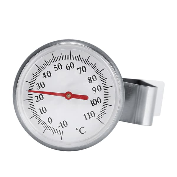 Mælketermometer i rustfrit stål -10~110℃ Let at rengøre Kaffeskumningstilbehør