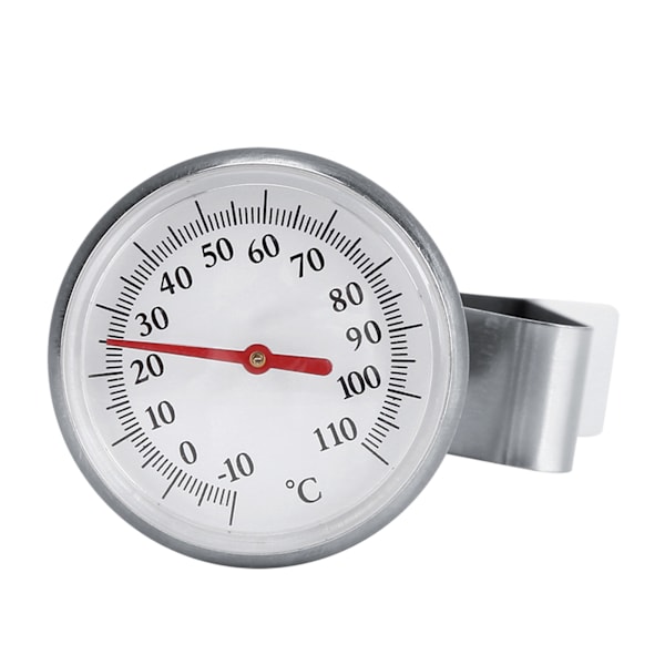 Melketermometer i rustfritt stål -10~110℃ Lett å rengjøre Kaffeskumtilbehør